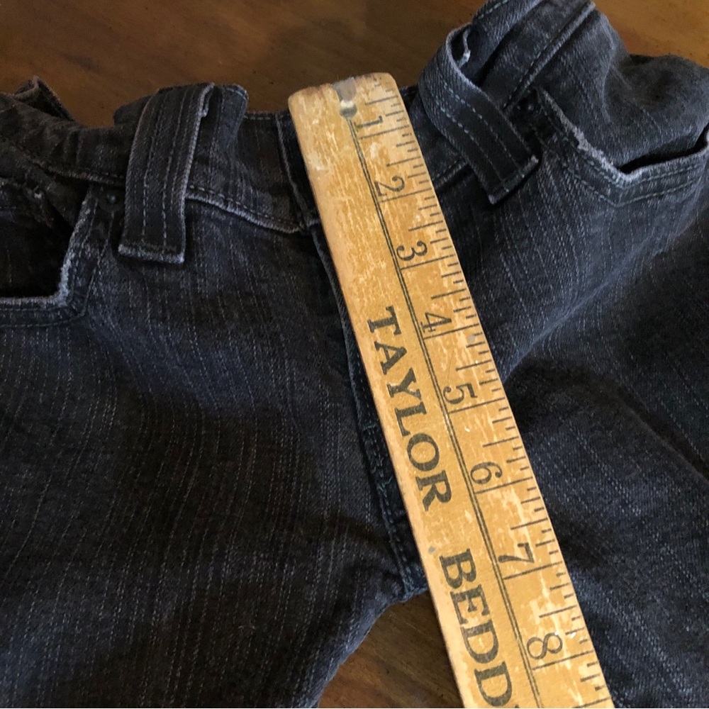 PREOWNED woman Levi's 504 Tilted Mid Rise denim Jeans Black SZ 3 - Picture 6 of 8